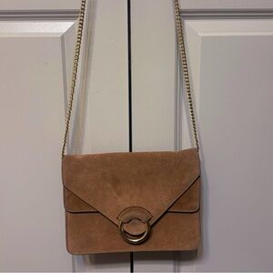 Suede Crossbody Bag
